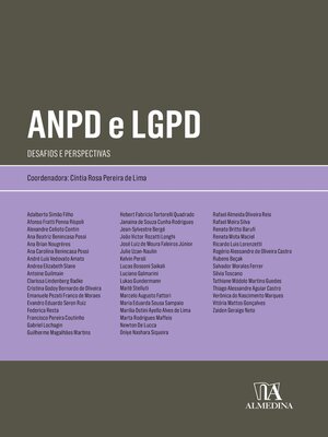 cover image of ANPD e LGPD